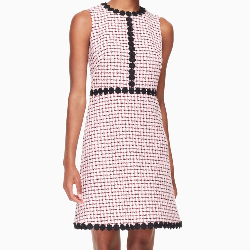 Kate spade multi tweed dress